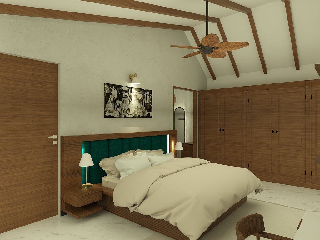 Teal Headboard
